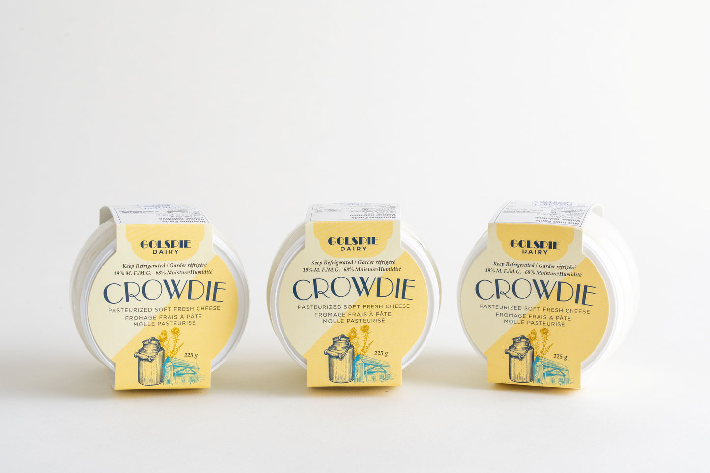 Golspie Dairy - Crowdie - 225g glass jar