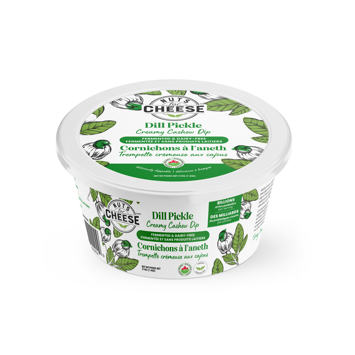 Creamy Cashew Dip Dill Pickle 210g