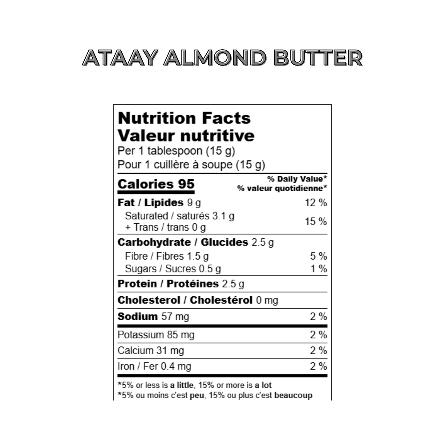 Small Ataay Almond Butter Pack
