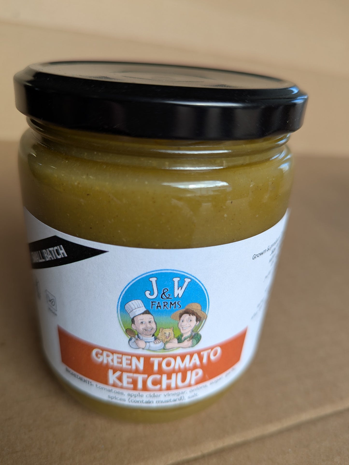 Farm to Table- Green Tomato Ketchup-- Sale 2 for 1--