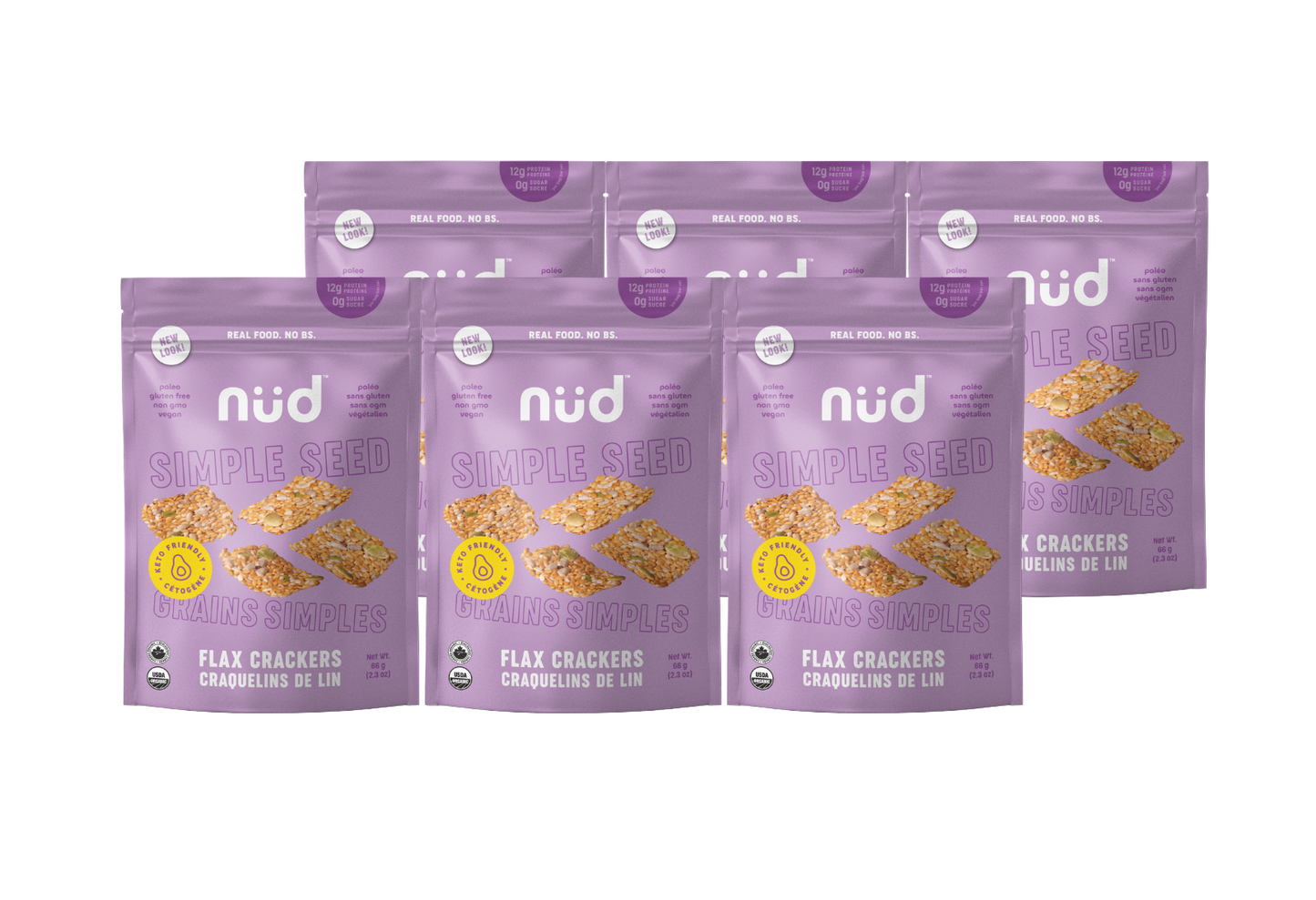 Pink Salt Seed Crackers 6 x 66g