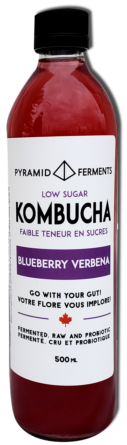 Kombucha - Blueberry Verbena - Case of 12