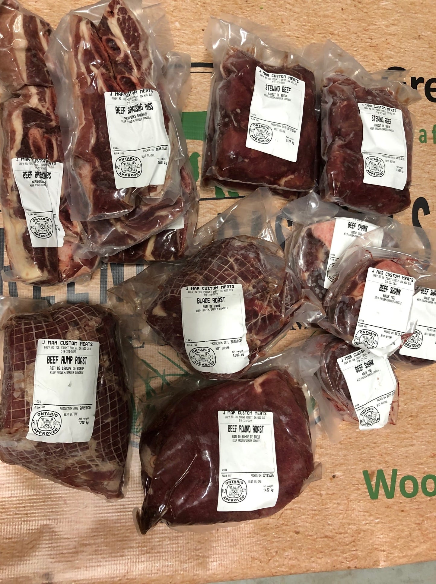 Winter Warm up Beef Box - 20lb