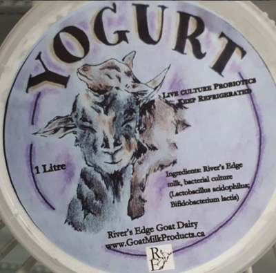 River's Edge Pastured Goat Yogurt - 1L
