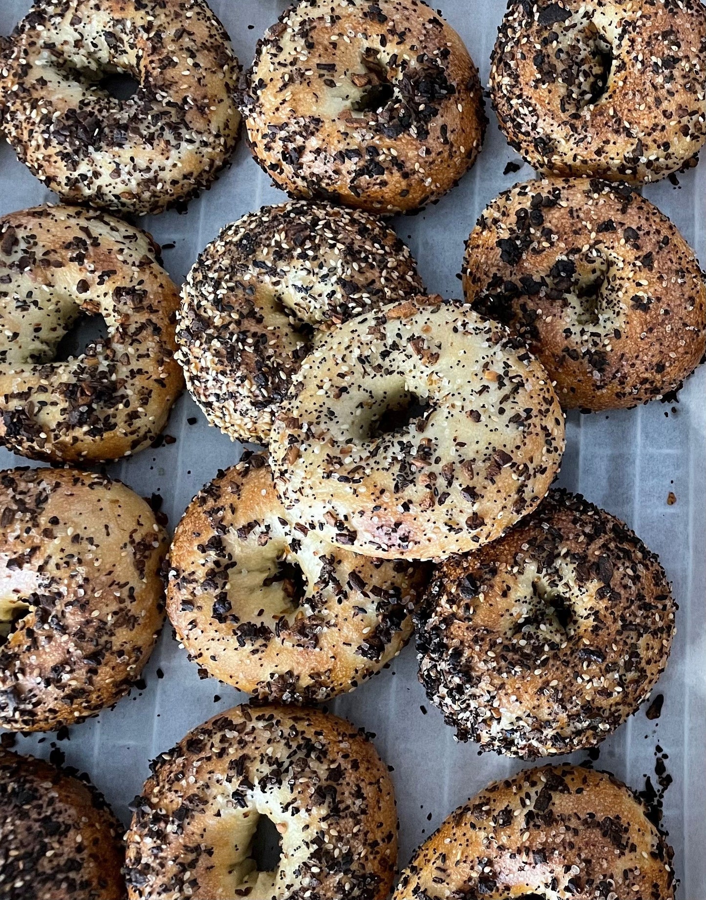 Organic Sourdough Bagels - Everything (4)