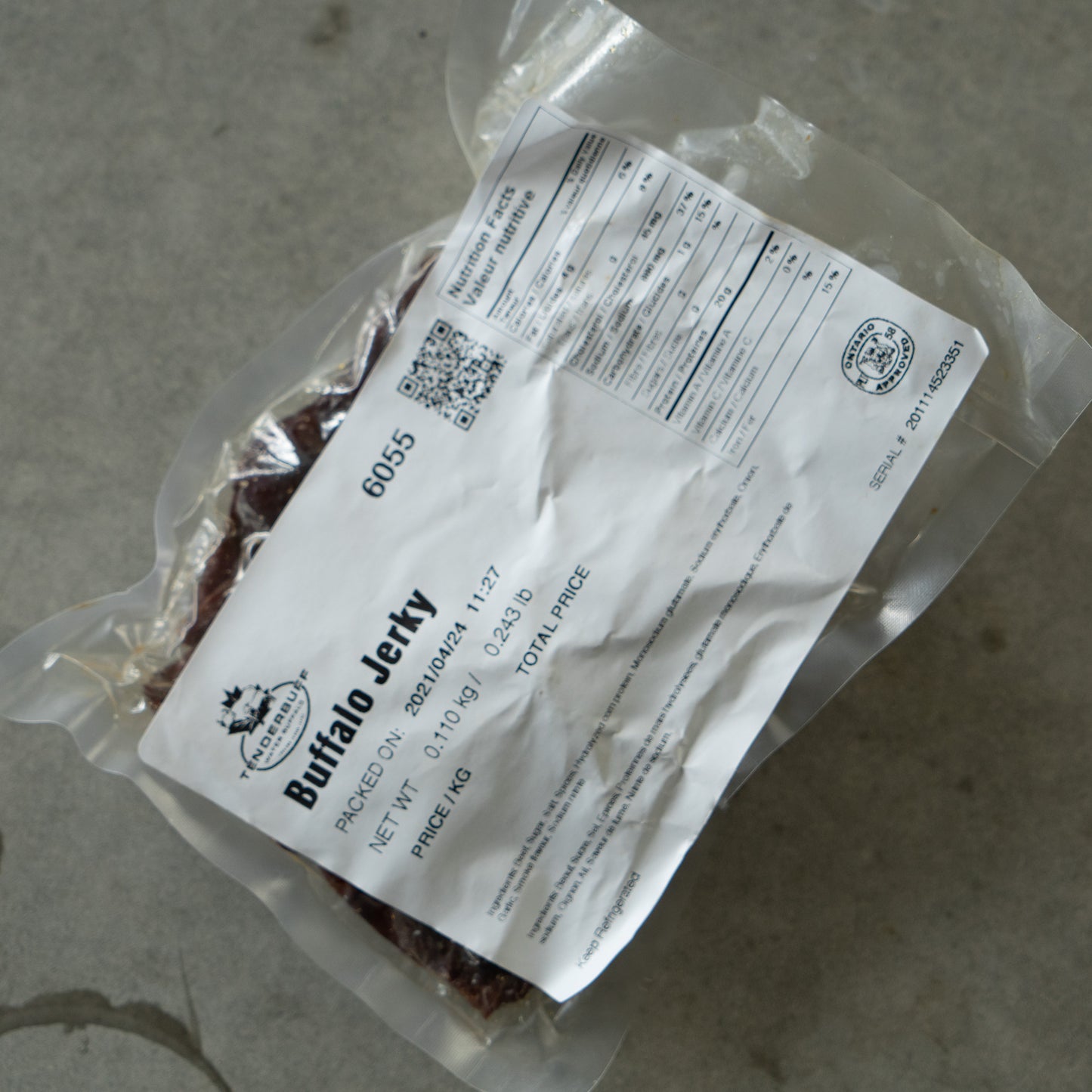 Water Buffalo Jerky