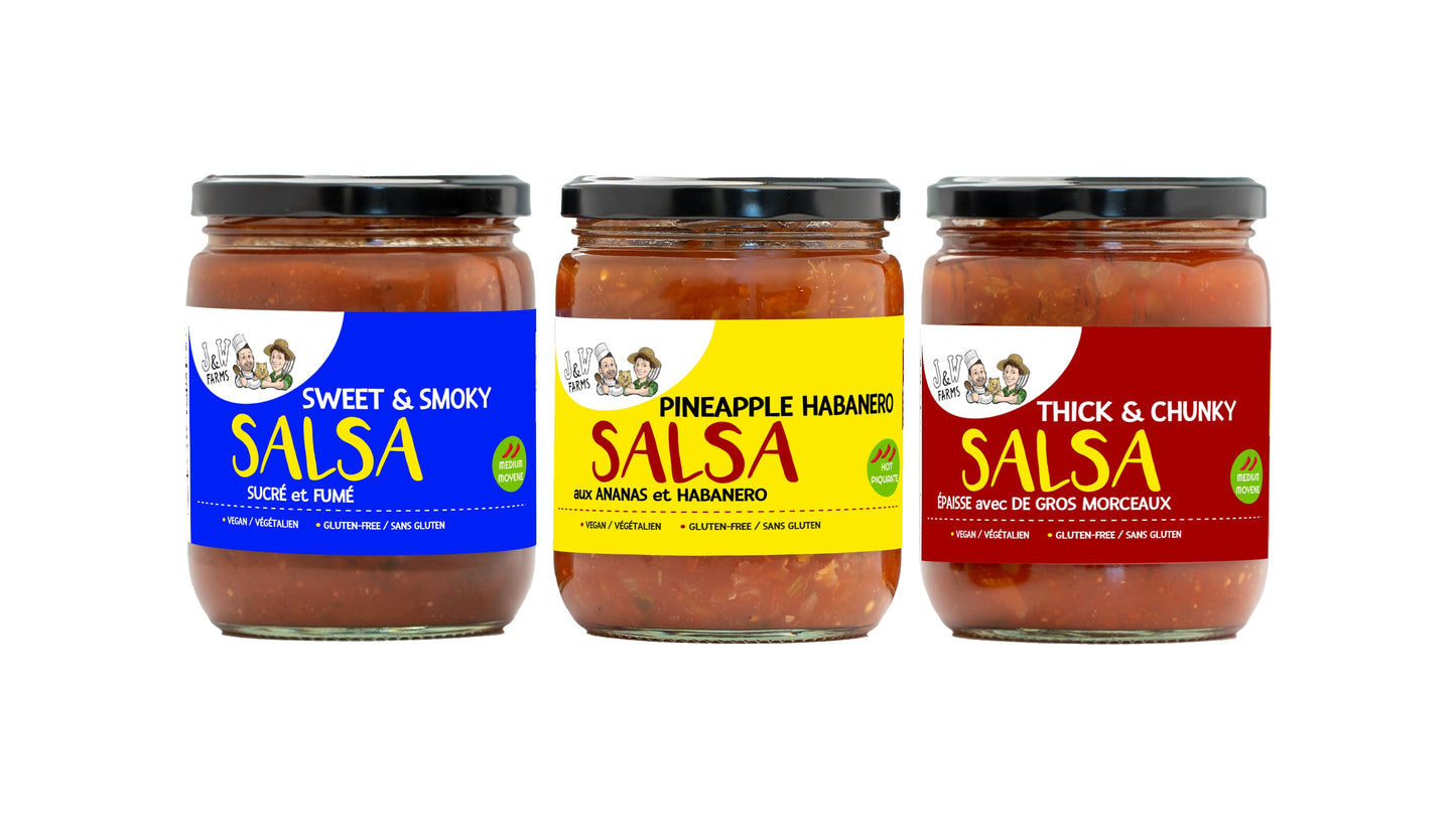 Salsa Trio - 500ml each