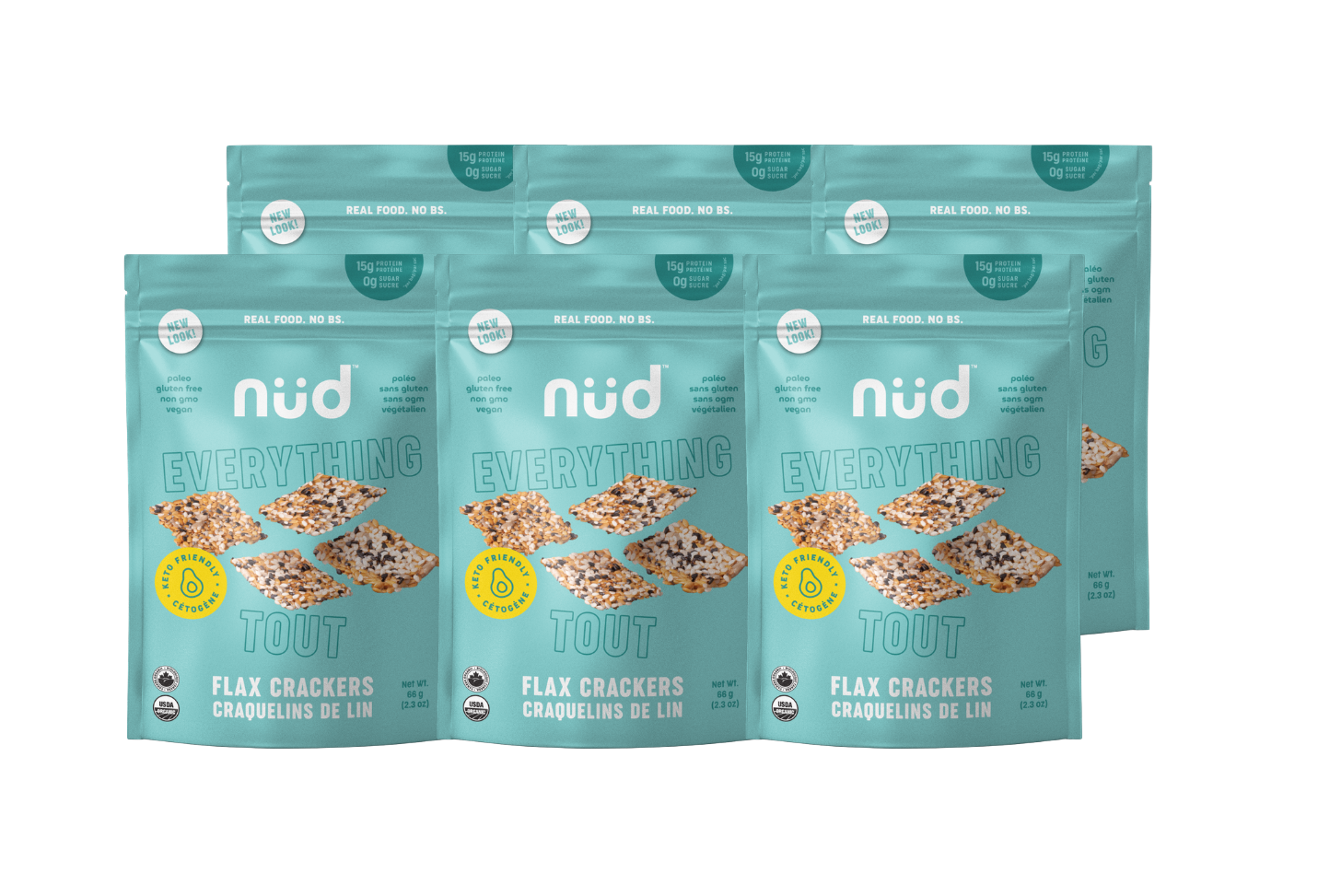 Everything Seed Crackers 6 x 66g