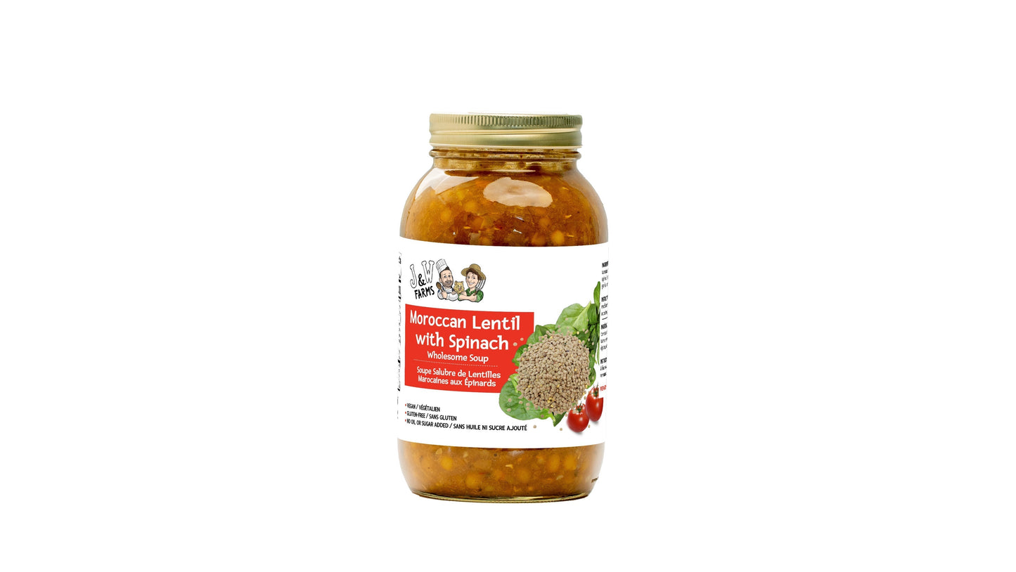 SALE! Moroccan Lentil with Spinach Soup