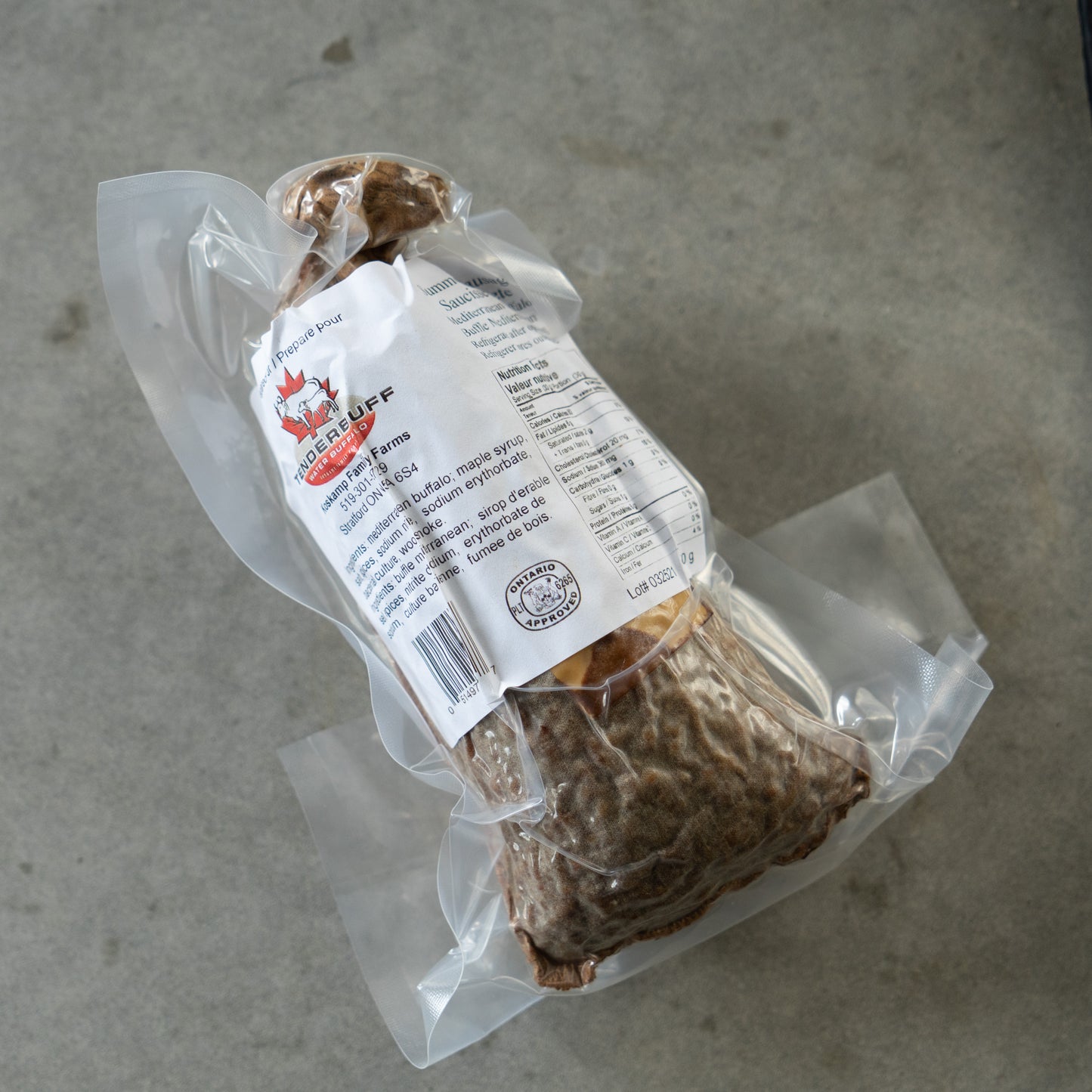 Water Buffalo Summer Sausage