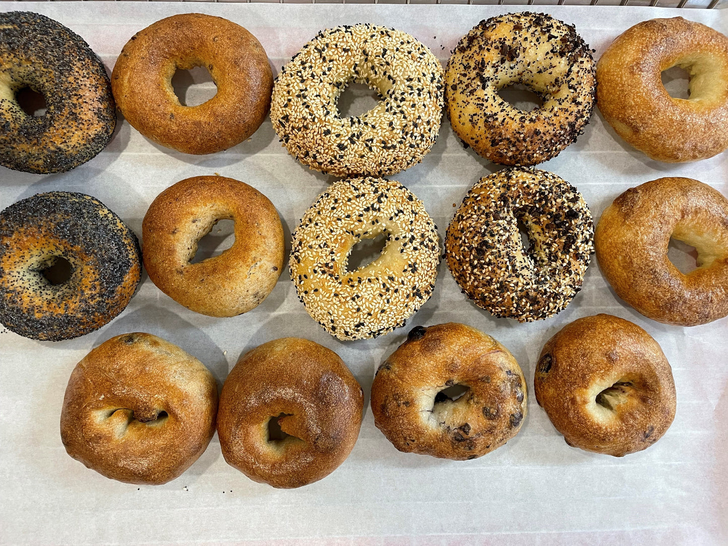 Organic Sourdough Bagels - Sesame (4)