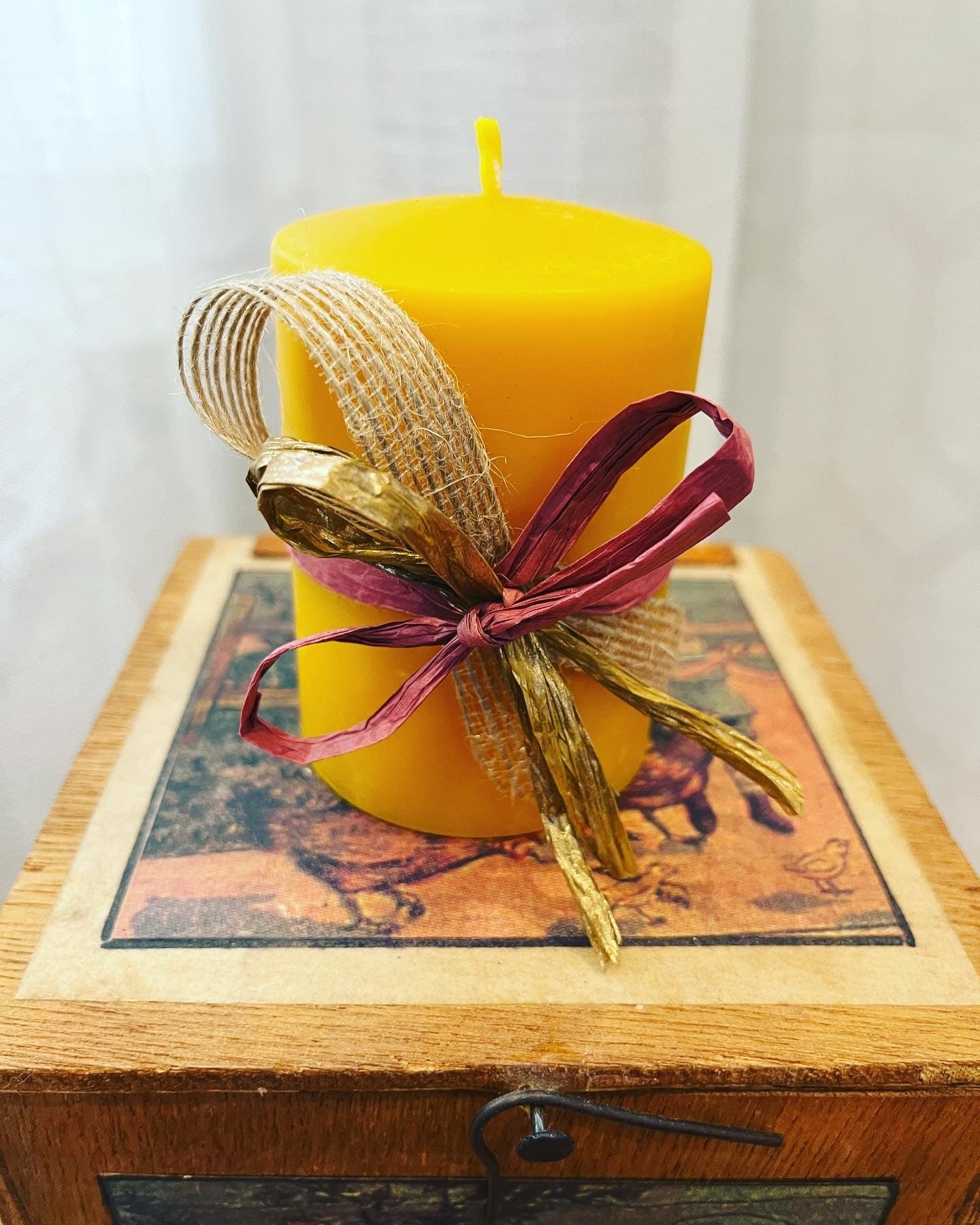 Beeswax candles - Pillars