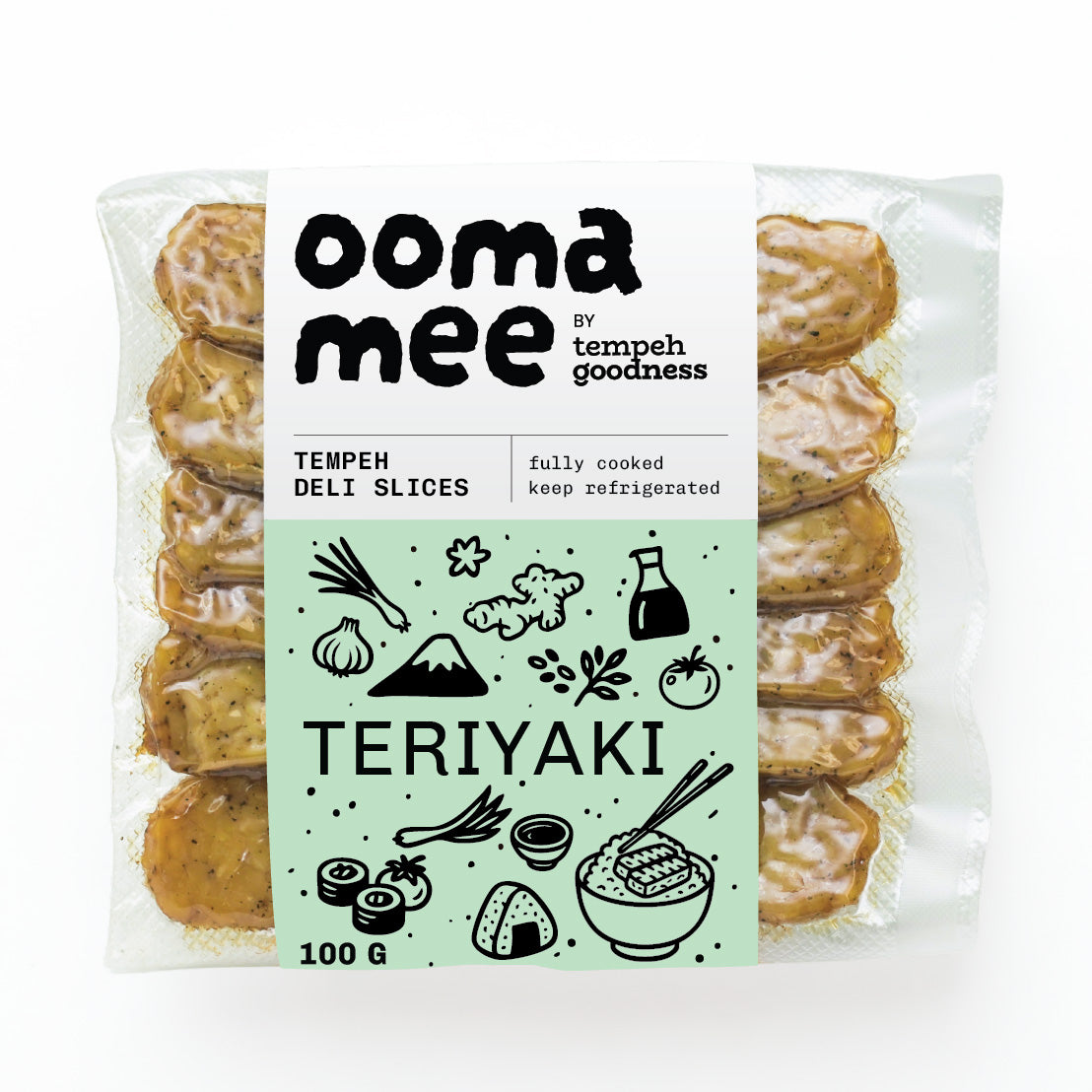 Teriyaki – Tempeh Deli Slices