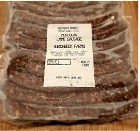 Lamb Grilling Sausage - Moroccan - Approx 1lb