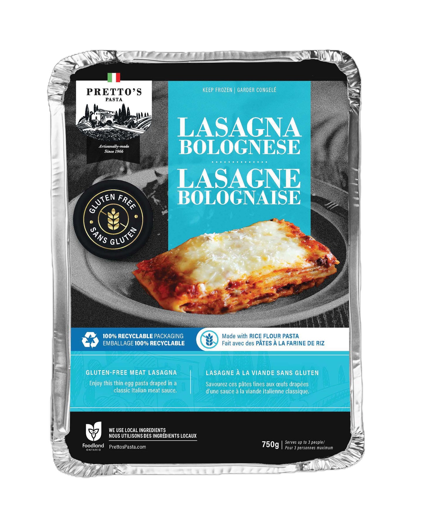 Gluten Free Bolognese Lasagna