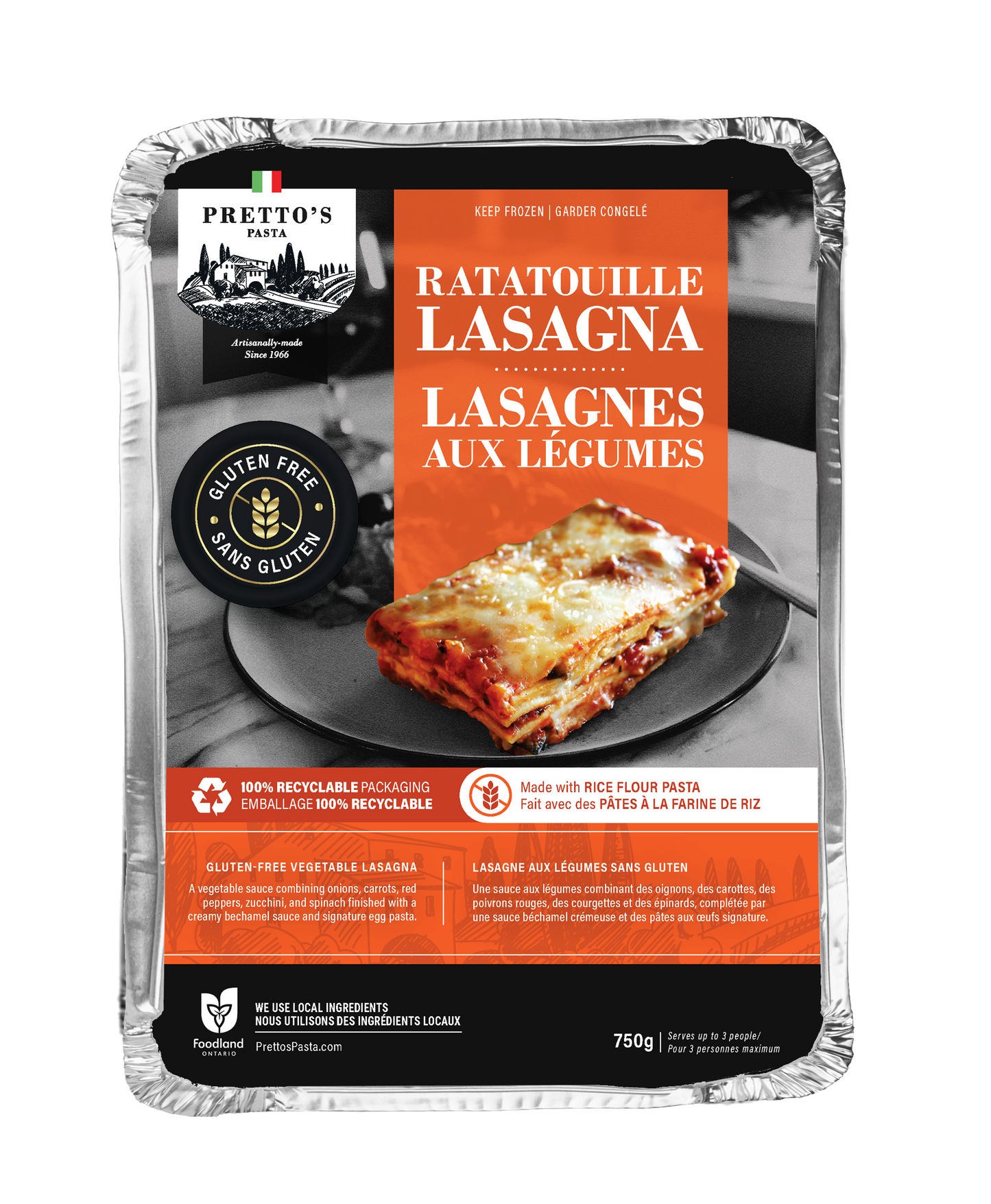 Gluten Free Ratatouille Lasagna