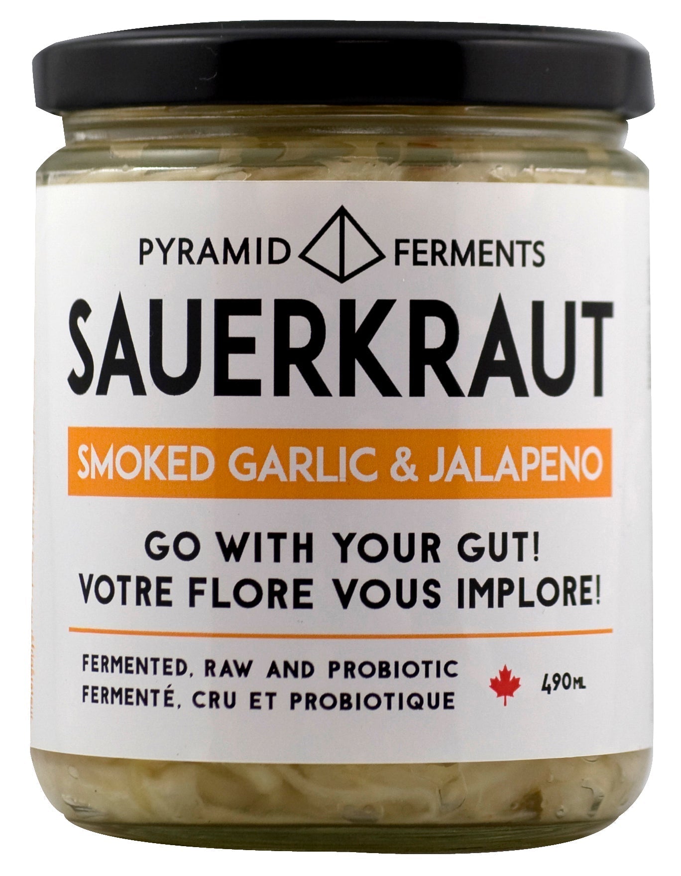 Sauerkraut - Smoked Jalapeno & Garlic - Case of 12