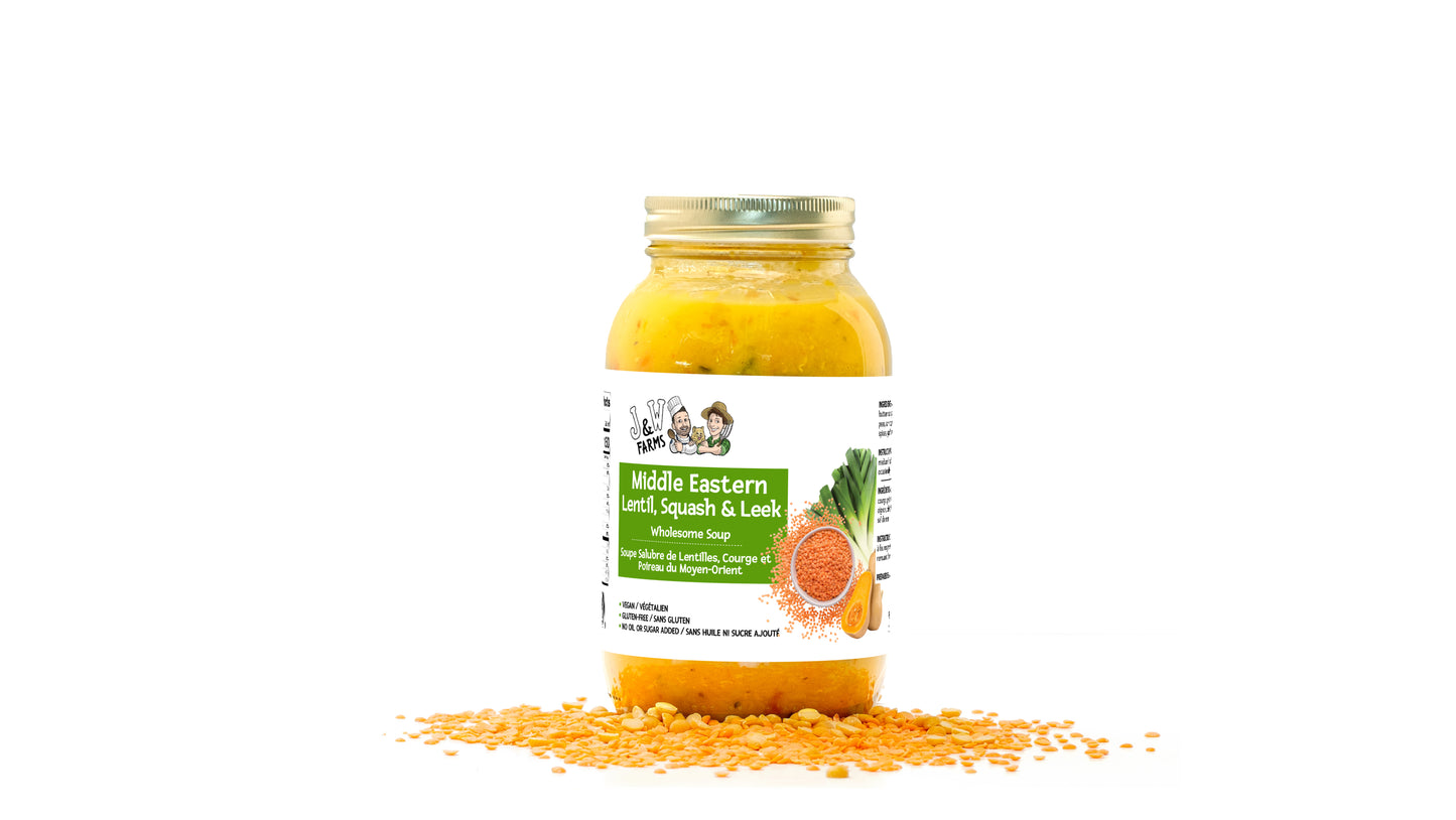 Soup-Middle Eastern Lentil, Squash & Leek Soup