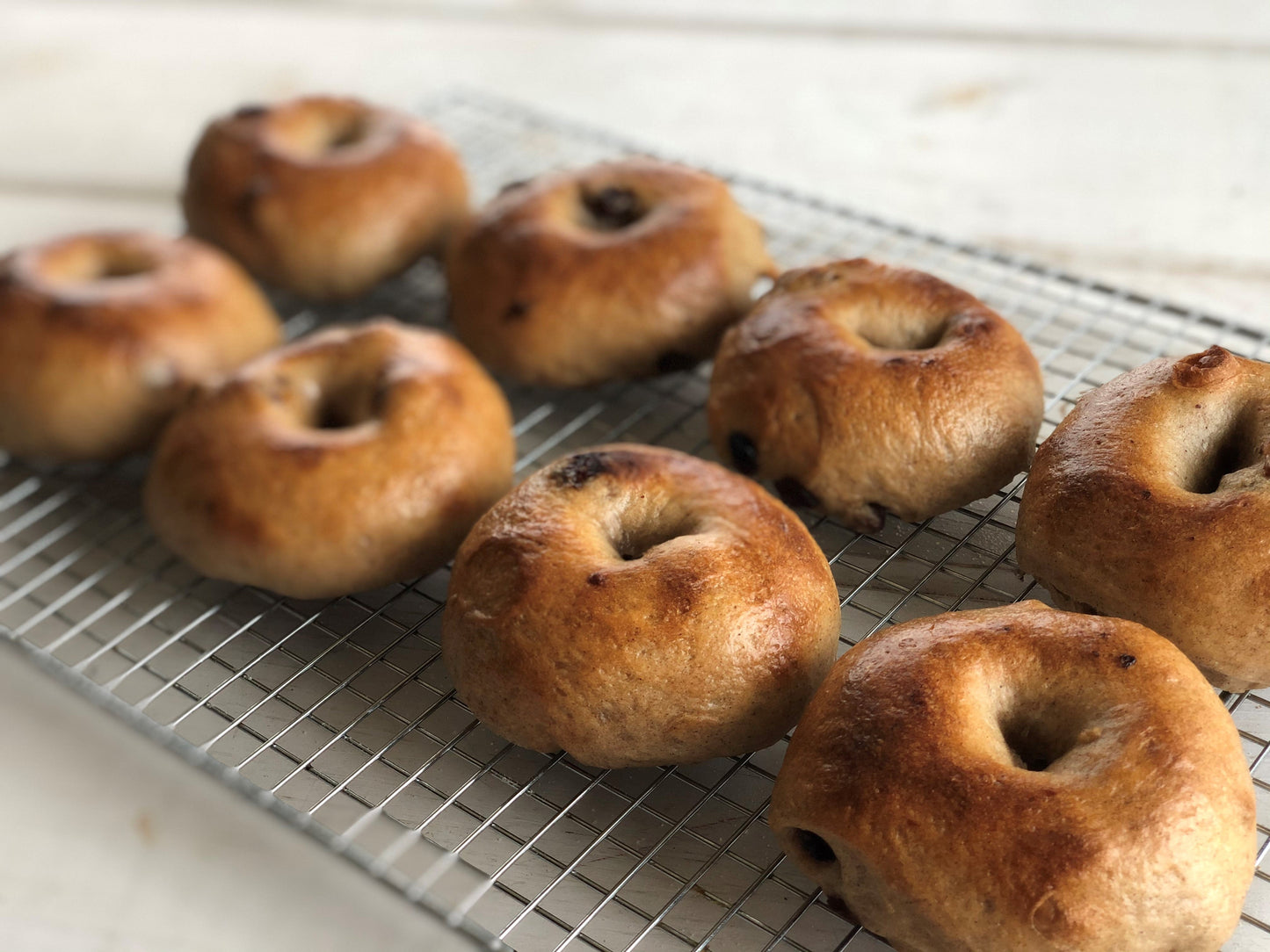 Organic Sourdough Bagels - Cinnamon Raisin (4)