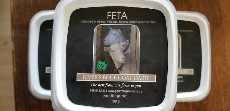 River's Edge Pastured Goat Feta - 200 g