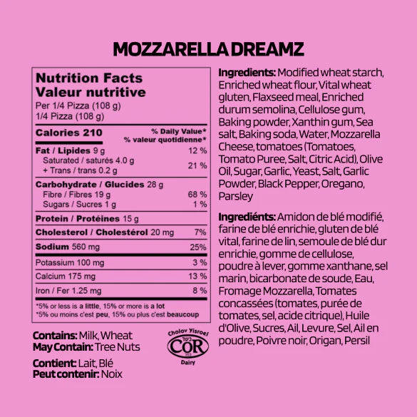 Mozzarella Dreamz Pizza