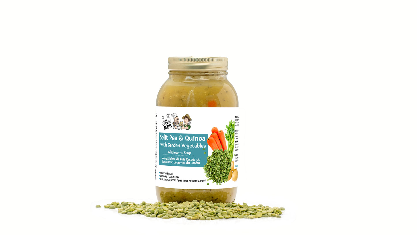 Soup-Split Pea & Quinoa with Garden Vegetables Soup
