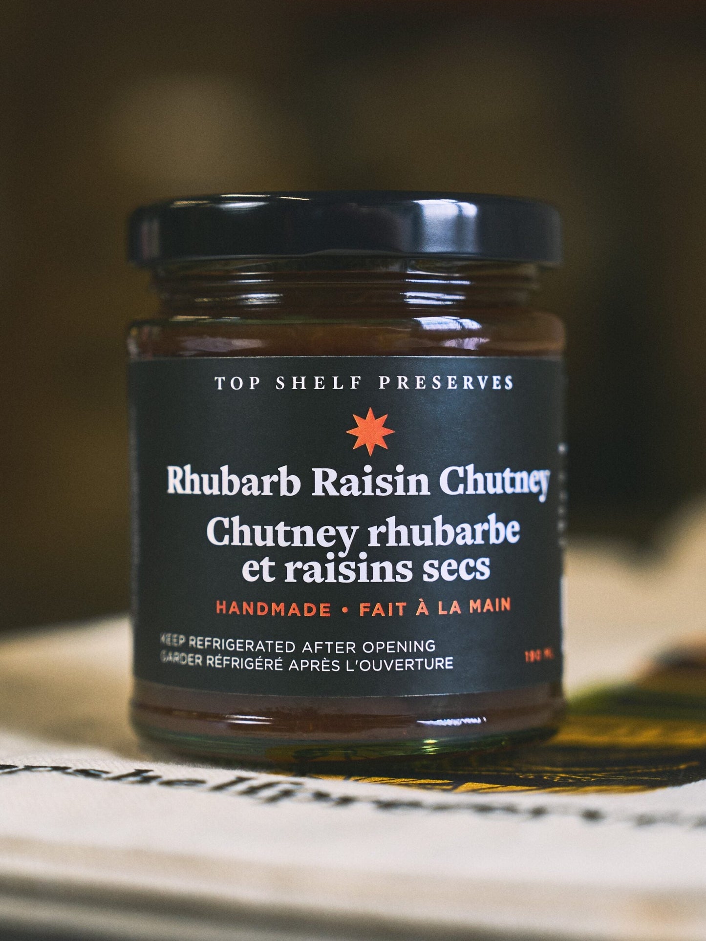 Rhubarb Raisin Chutney
