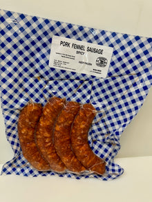 Pork & Fennel Sausages, spicy, 4/pack