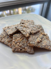 Organic Super Seed Sourdough Crackers