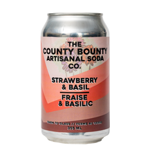 Strawberry Basil Soda - 4 pack