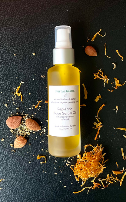 Replenish Face Serum Oil with Elderflower and Calendula