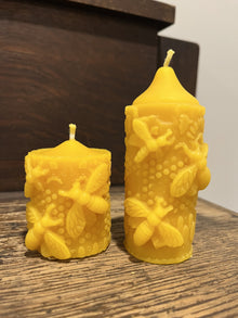 Beeswax candles - Beautiful bees