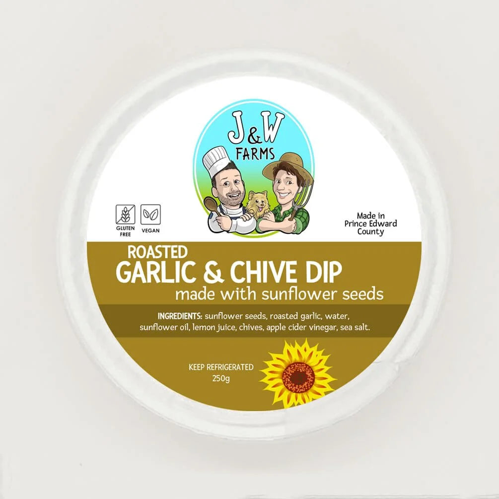 Roasted Garlic & Chive Sunflower Seed Dip - 250g