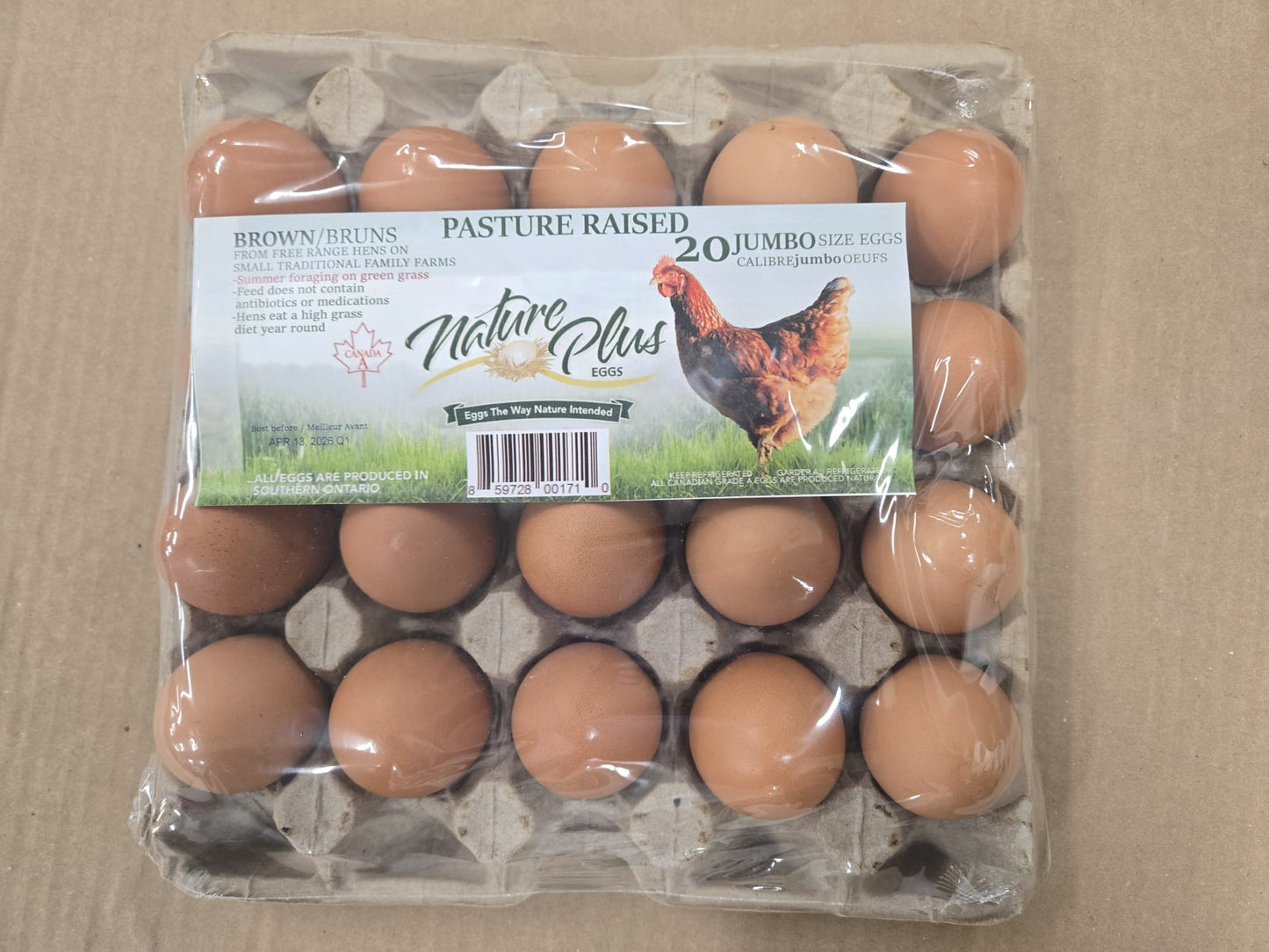 Jumbo Pasture Raised Eggs