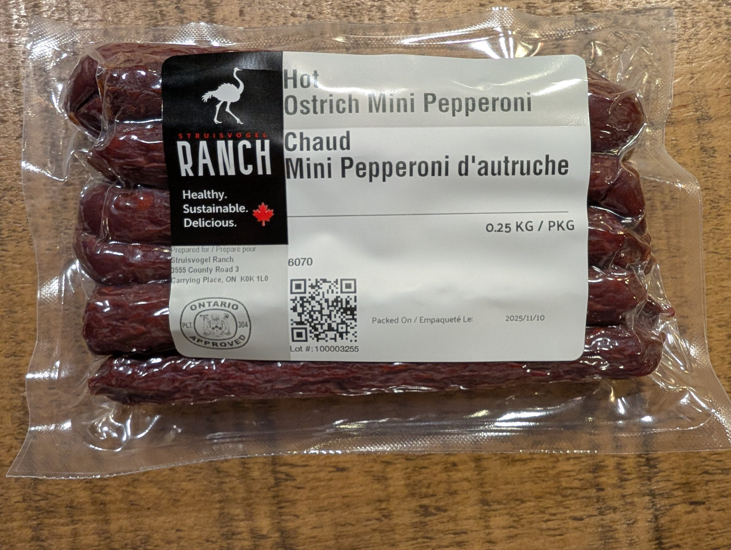 Ostrich Pepperettes
