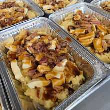 Mashed Potato Bacon Poutine