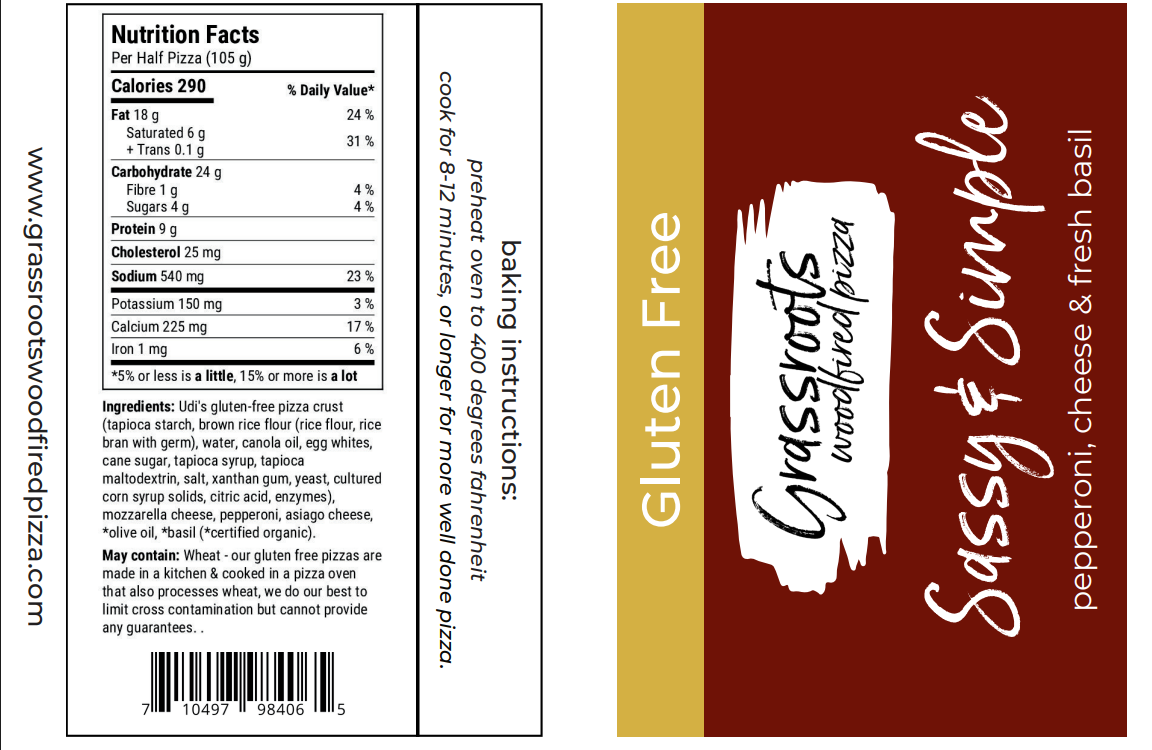 Gluten Free Sassy and Simple