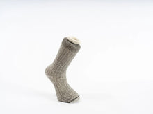 Alpaca Terry Sock - Ultimate thickness SM 5-8 Light grey