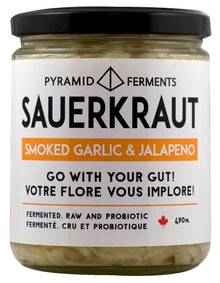 Sauerkraut - Smoked Jalapeno & Garlic - Case of 12