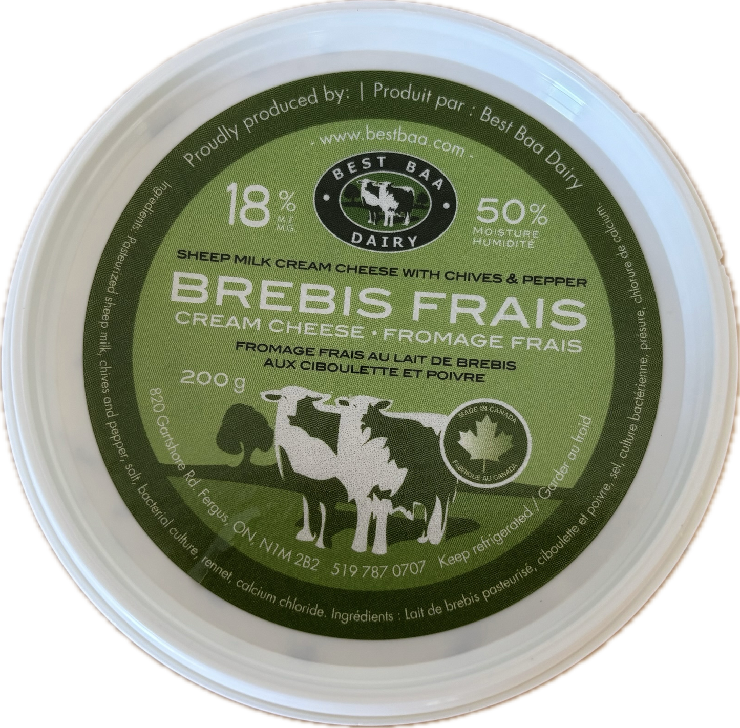 Pepper and Chive Brebis