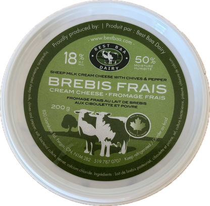 Pepper and Chive Brebis
