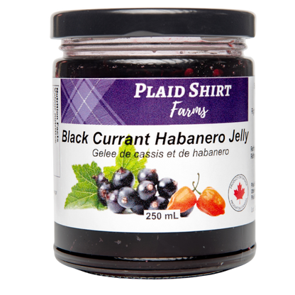Plaid Shirt Farms Black Currant Habanero Jelly – 250 ml