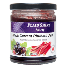 Plaid Shirt Farms Black Currant Rhubarb Jam – 250 ml