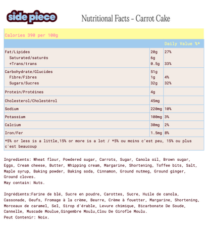 Maple Carrot Cake '10