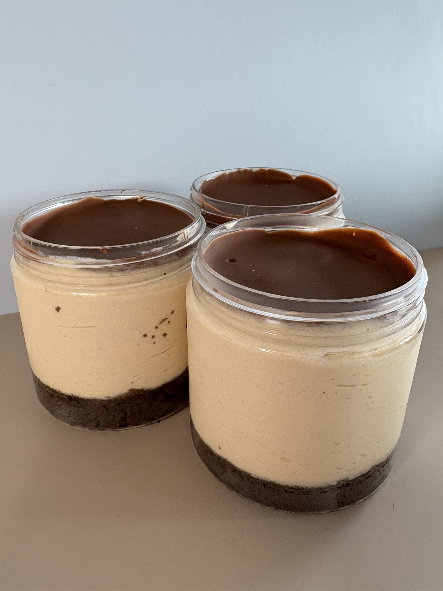 Chocolate Peanut Butter Cheesecake in a jar - 6oz