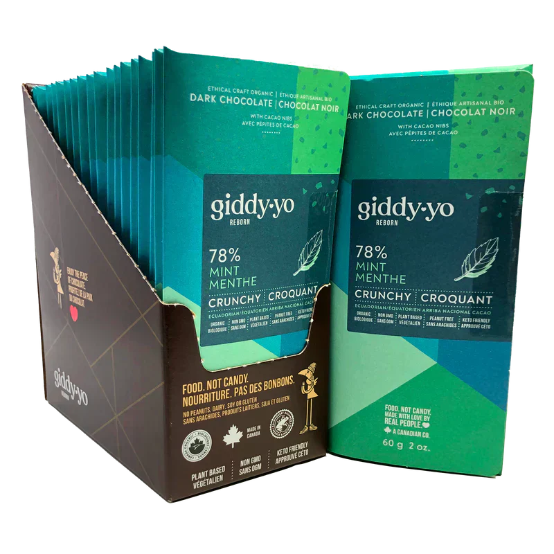 Mint Crunchy 78% Dark Chocolate Bar
