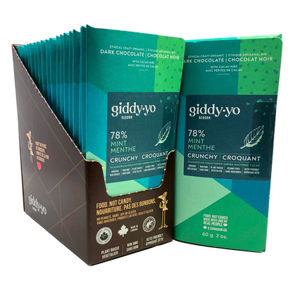 Mint Crunchy 78% Dark Chocolate Bar