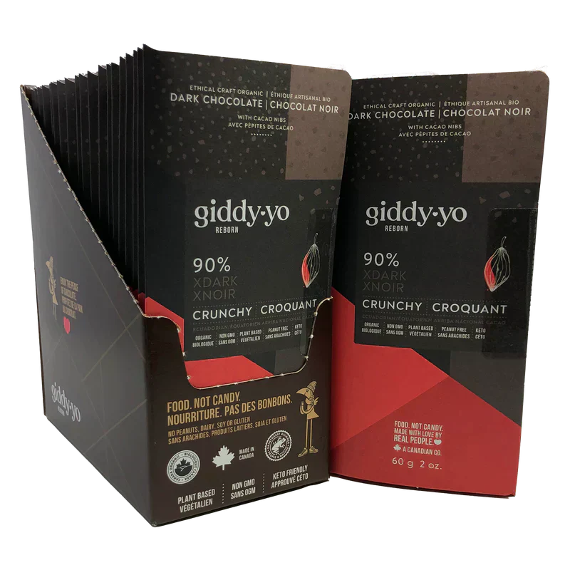 Xdark Crunchy 90% Dark Chocolate Bar