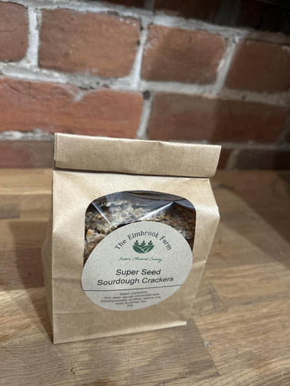Super Seed Sourdough Crackers