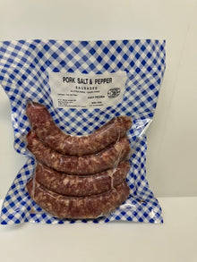 Pork Salt & Pepper Sausages, 4/pack
